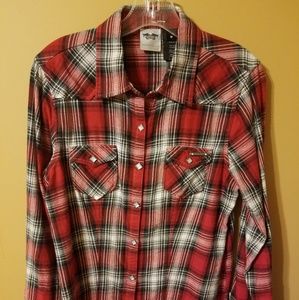 Harley Davidson Women's long sleeve Flannel shirt